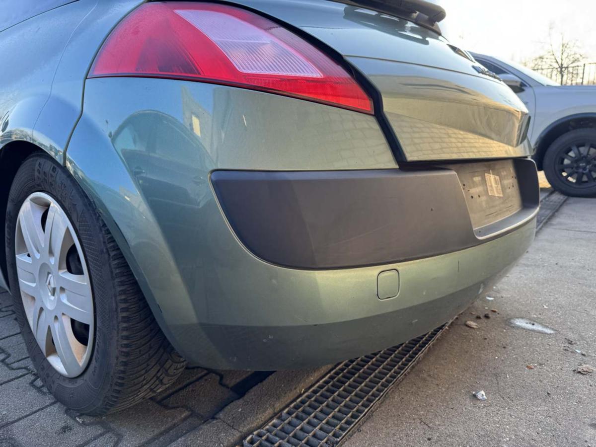 Renault Megane 2 original Sto&szlig;stange Stossf&auml;nger hinten TED97 Gr&uuml;n 3-T&uuml;rer Bj.2005